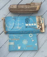 Mid-Century Modern Denmark Wasa Gustav Adolfs Billing Boats Wood Model