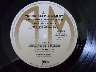 30%OFF Steve Young Rock Salt And Nails A&M Records GXG 1038 Japan