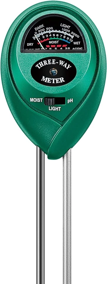 3in1 Soil Water Moisture PH Meter Acidity Humidity Sunlight Light PH Test Garden - Image 4 of 4