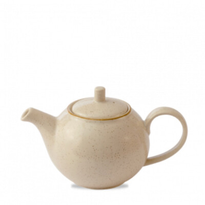 Churchill STONECAST Nutmeg Cream Beverage Pot Teekanne 42,6 cl Porzellan beige
