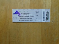 Alex Kannok-Leipert  Autographed  2018 NHL Entry Draft Ticket (Capitals)