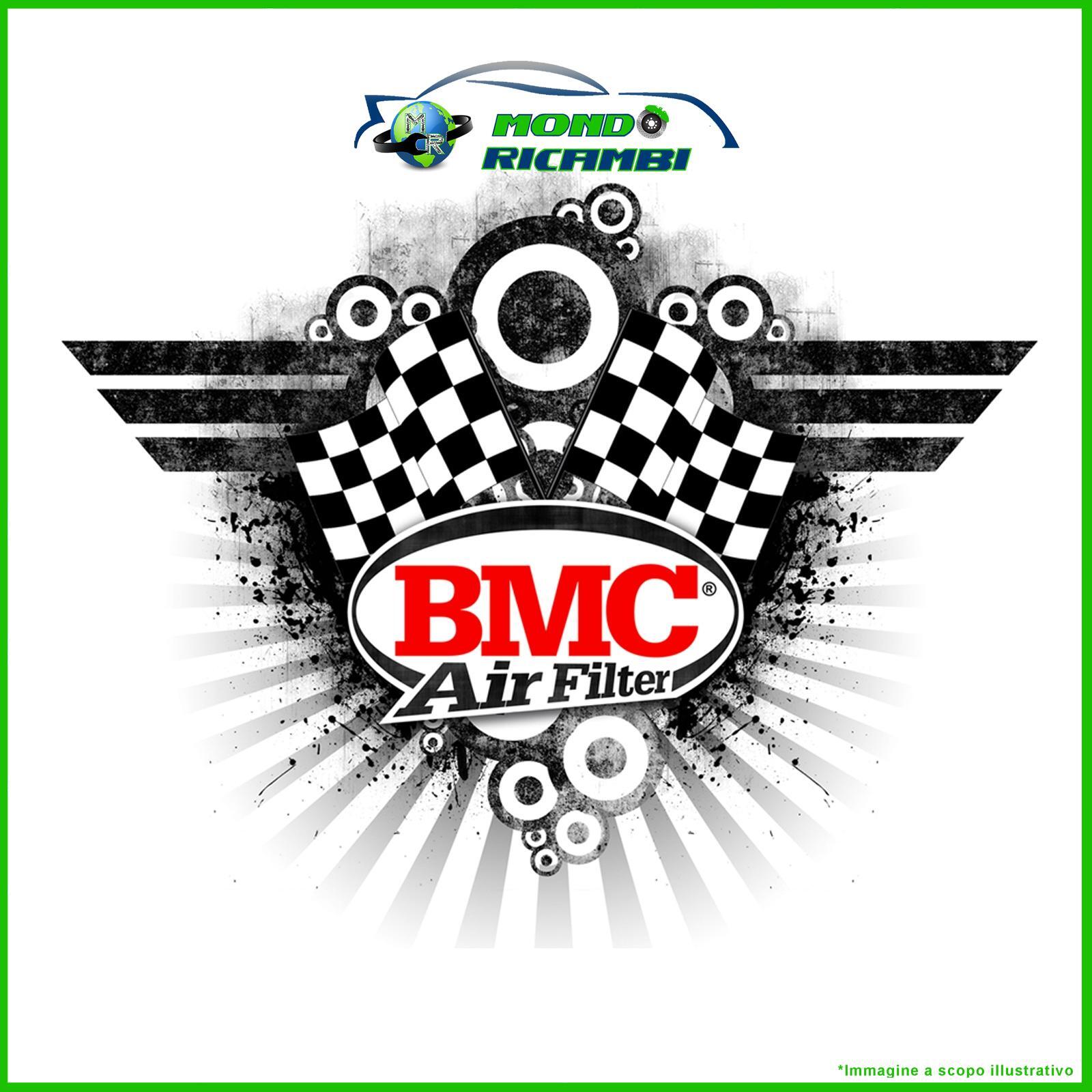 Kit Filtro BMC Conico + Tappo Per Auto Fiat 500, 595 E Abarth - Diametro 25mm