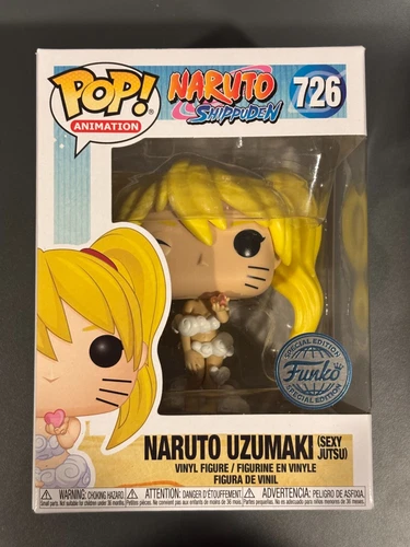Funko Pop! Naruto Shippuden Naruto Sexy Jutsu #726 Special Edition w/Protector