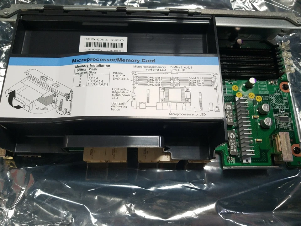 Módulo de caché Opteron IBM 3,2 GHz 2x1 MB L2 120 W CPU de doble núcleo 44R6036 42D3106 Foto 2 de 4