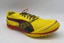 PUMA Haraka XCS Yellow Running Spikes Mens Size 14 Track and Field 184843-01