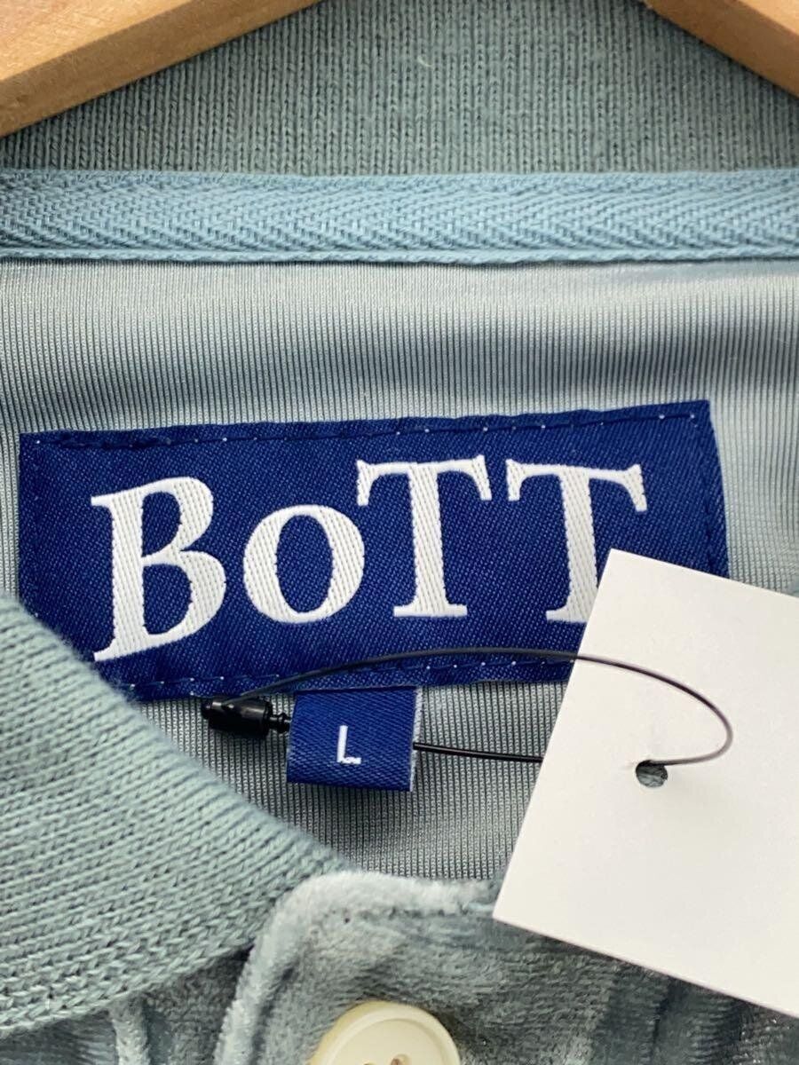 BotT Long Sleeve Shirt 22AW Checkerboard Velour Polo L BotT Long Sleeve Shirt 22AW Checkerboard Velour Polo L