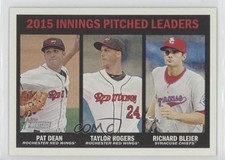 2016 Heritage Minor League Edition Pat Dean Taylor Rogers Richard Bleier 4k8