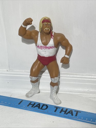 Vintage WWF Wrestling Figure White Shirt Variant H...