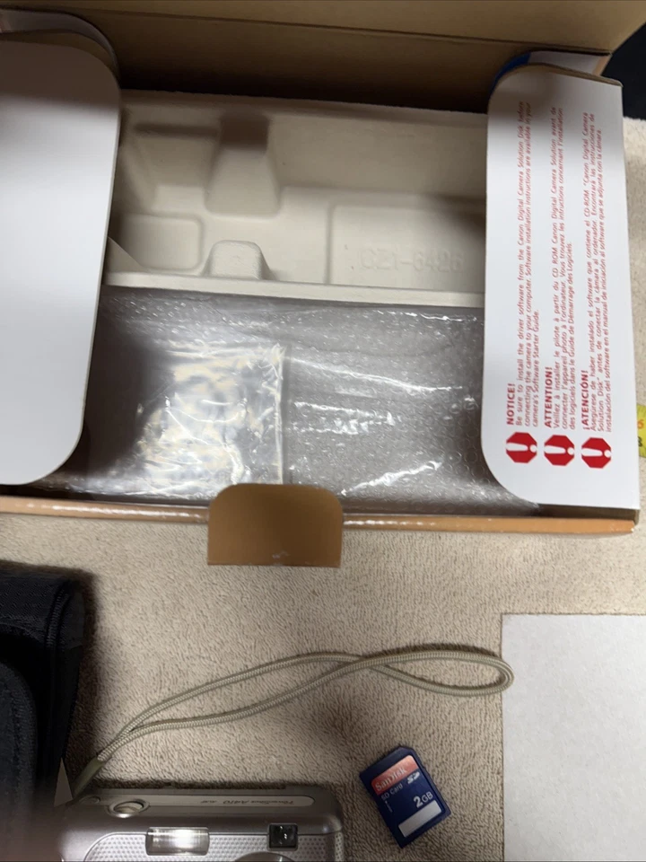 Canon PowerShot A410 3.2MP Digital Camera Silver – tested - Image 2 of 4