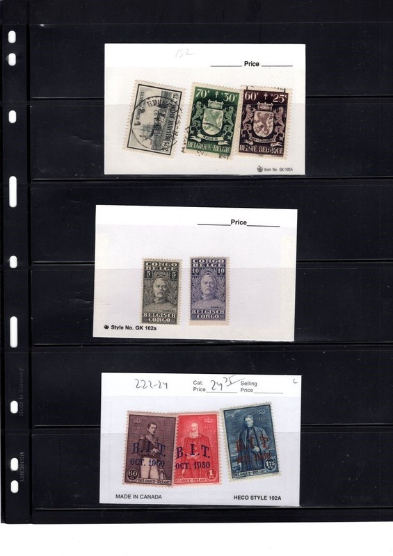 BH GOLDPATH: WORLDWIDE STAMP, CAT VALUE $24.75, #222-24 BHS_001_152_14