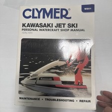 Clymer Kawasaki Jet Ski Personal Watercraft Shop Manual, 1976-1991 