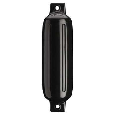 Polyform G-2 Black Marine Ribbed Fender 4.5'' Diam x 15.5'' Tall 06-198-906