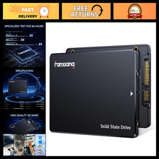 256GB SATA III 2.5" SSD Internal Solid State Drive - 530MB/s Speed, 3D NAND, SLC