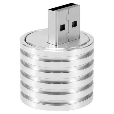 Aluminium 3W USB LED Lampe Sockel Spotlight Taschenlampe  Licht D6Q35493