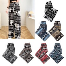 Damen Haremshose mit Hohem Bund, Freizeitkleidung, Boho Hose, Hippie Hose für