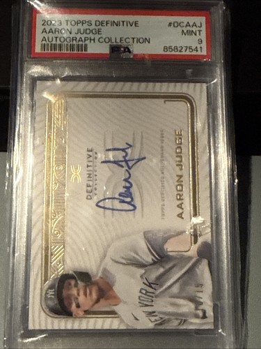 Aaron Judge #DCA-AJ 2023 Topps Definitive Autograph Collection card