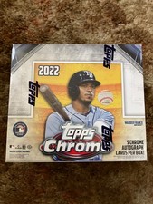 2022 Topps Chrome Baseball Jumbo Box 5 Autos
