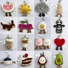 Jellycat Amuseables Cherries Bag Charm Key Chain Plush Cute Gift New with Tags
