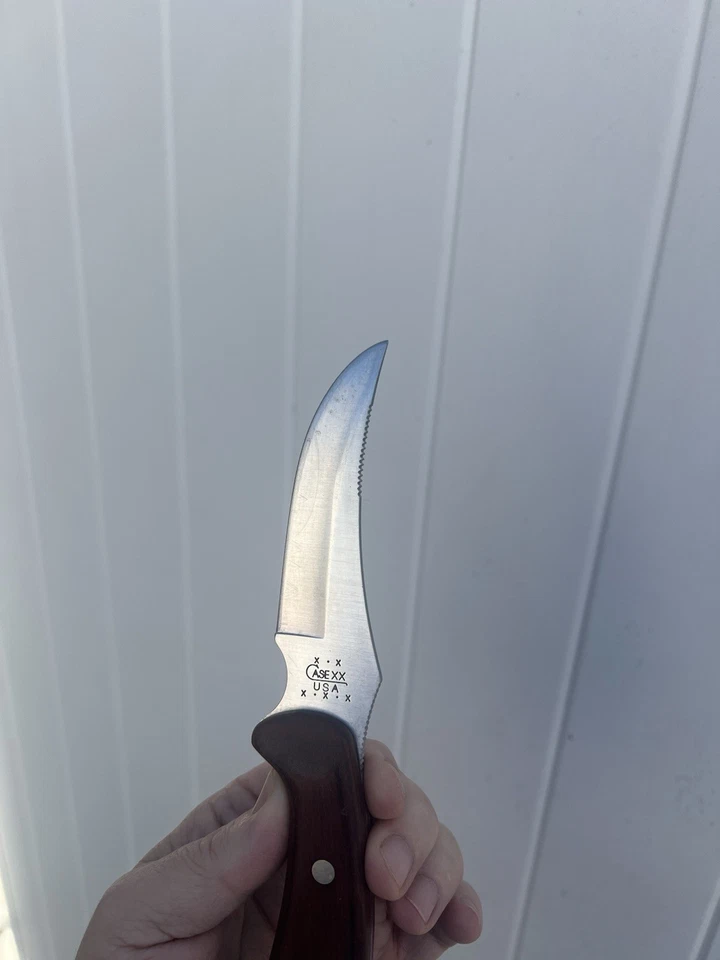 CASE XX USA RIDGEBACK HUNTER ROSEWOOD HANDLE & LEATHER SHEATH - Image 2 of 4