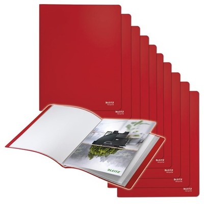 Leitz Recycle Display Book 20 Pockets - Red