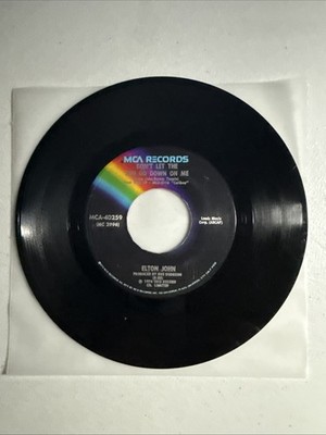 Don t Let The Sun Go Down On Me By Elton John, 45 RPM