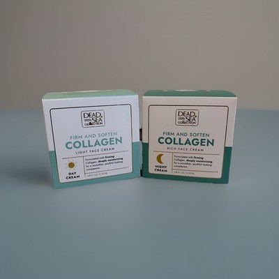 Dead Sea Collection Firm & Soften Collagen Face Cream Set Day & Night Duo 2x50ml