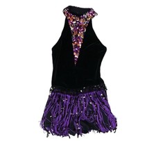 Weissman SA Purple and Black Dance Costume