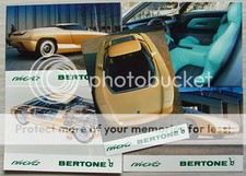 BERTONE NIVOLA Concept Car Press Media Pack Photos Feb 1990
