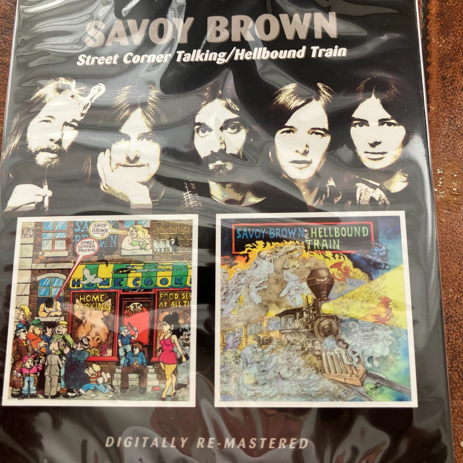 SAVOY BROWN.    ""STREET CORNER TALKING "" / "" HELLBOUND TRAIN""