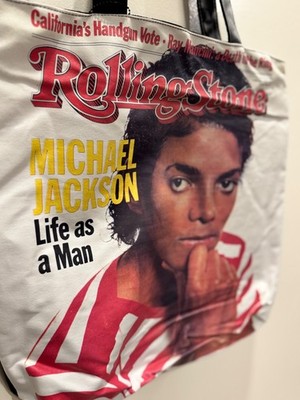 NWT Limited Edition Michael Jackson Rolling Stone Tote Bag