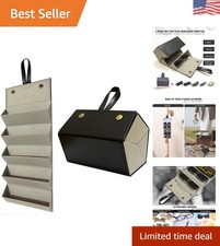 Folding Eyeglasses Storage Box: 5 Slots  Lightweight at 9 oz for Travel