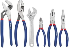 6pcs. Pliers and Wrench Set Hand Tools Linesman Hardened Cutting Edges New USA