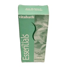 Vitabath Essentials Spring Green Shower Gel 12oz New In Box