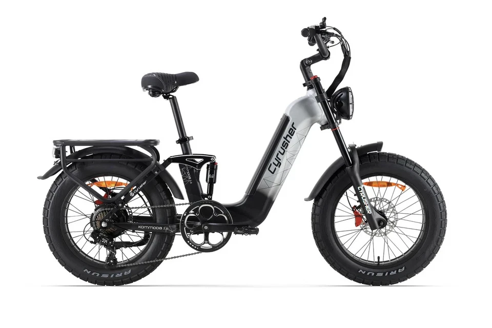 Bicicleta de Montaña Eléctrica Cyrusher 20" 750W 48V 20Ah Fat Tire E-bike Kommoda3.0 MTB Foto 4 de 4