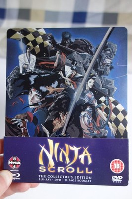 Ninja Scroll Steelbook - Collector's Edition - Blu Ray + DVD + Booklet - Manga