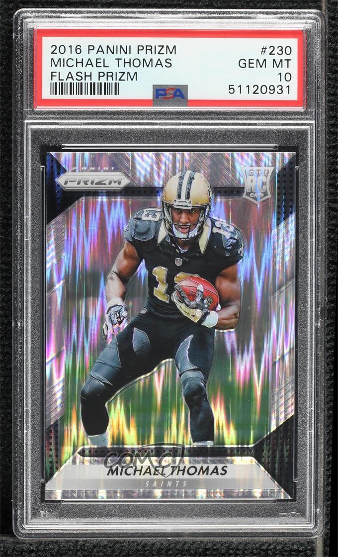 2016 Panini Prizm Rookie Flash Prizm Michael Thomas #230 PSA 10 GEM MT 2w0