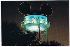 Postcard Earffel Tower Mickey Mouse Ears Disney MGM Studios Florida