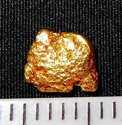 XXL-GOLDNUGGET - 5,8 mm - Goldnuggets Nugget Barren Gold Nuggets Münze Vatertag