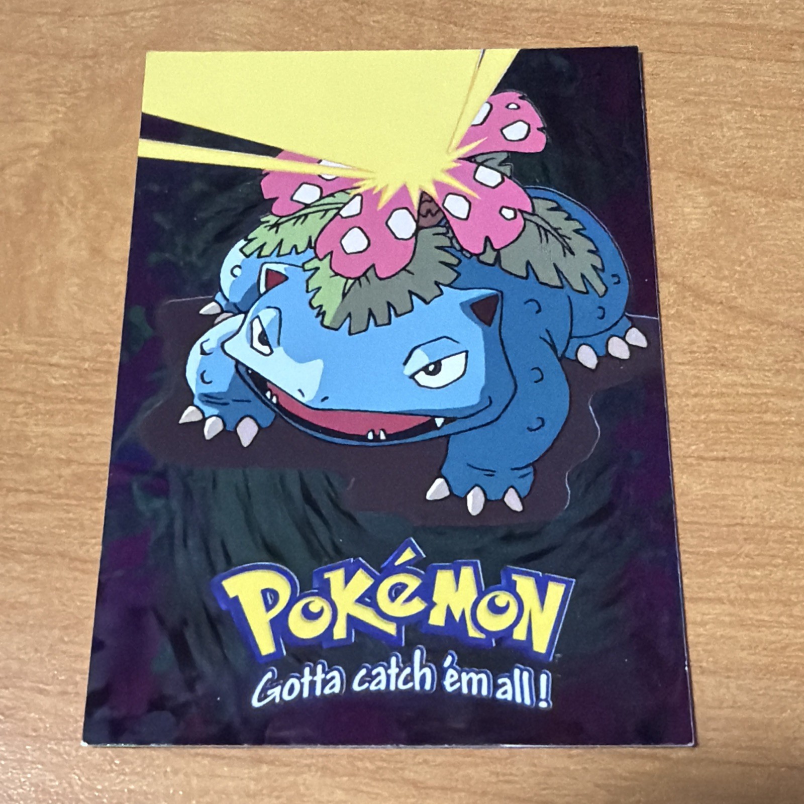 1999 Topps: Pokemon Venusaur #03 E3 of 12 Holo Foil Pokémon TCG Rare Card
