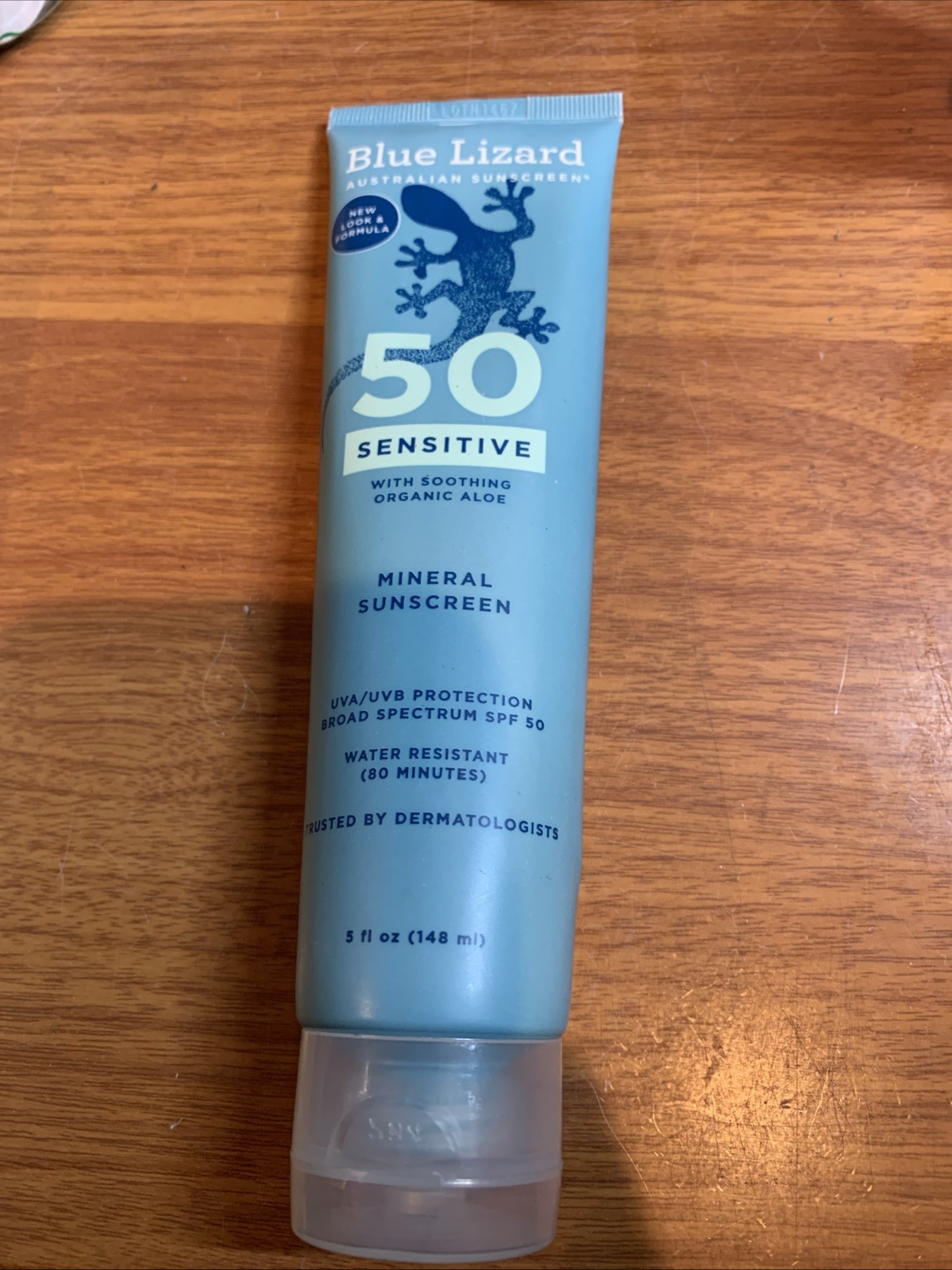 Blue Lizard Sensitive Mineral Sunscreen With Aloe 50spf Water Resistant 5 oz