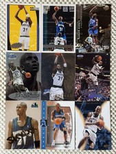 Kevin Garnett 9 Card Lot Minnesota Timberwolves