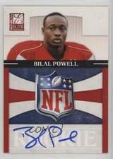 2011 Donruss Elite Rookies NFL Logo Signatures Bilal Powell #15 Auto Shield n1u
