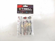 TREAL  Aluminium Suspension Links Set Black : Axial 1/24 SCX24 Dead NEW