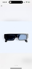 Black Sunglasses with Blue-tint Lenses for Men and Women In Perfect Condition