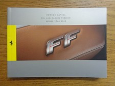 Ferrari FF Owners Handbook/Manual (U.S and Canada Version) (2012)