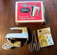 Vintage Sunbeam Mixmaster Hand Mixer Cat. No....