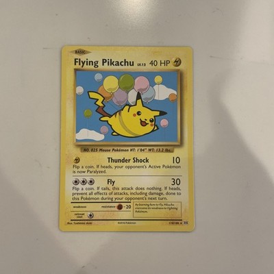 2016 そらをとぶピカチュウ エボリューションズ 110 英語版 2016 Pokemon XY Evolutions Flying Pikachu #110/108 | eBay