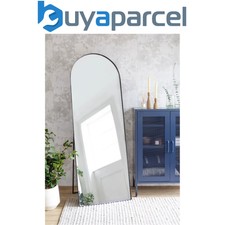 Image of Garden Trading Charlcombe Indoor Arched Freestanding Large Mirror 170x60cm Steel