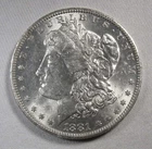 Morgan 1881 Silver Dollar $1 Coin 0.9 Fineness Uncertified US Collectible