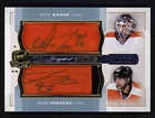 2014-15 UD The Cup Dual Scripted Swatches Auto /15 Steve Mason - Jakub Voracek